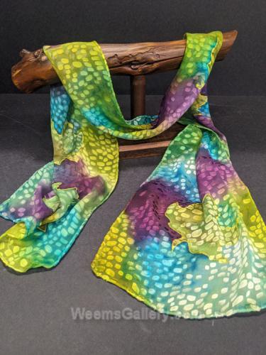 Apple Leaves scarf by Claudia Fluegge